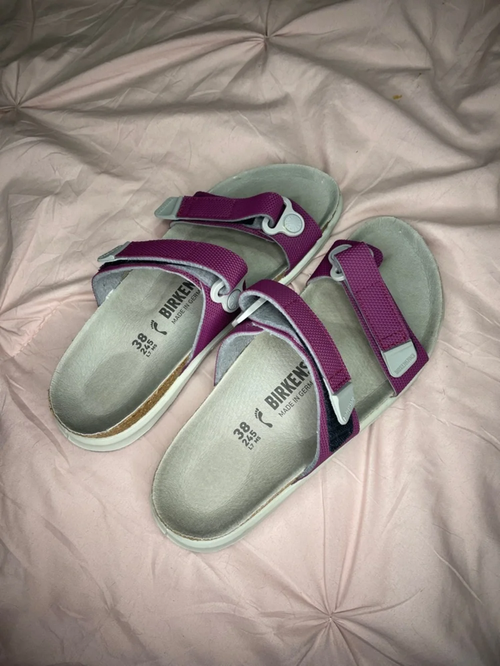 Birkenstock Kalahari Purple Pepper Safaris Women’s Like New Size 38 - Picture 4 of 7